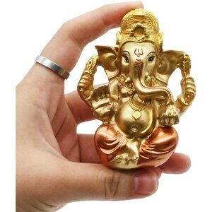 🆕 Hindu God Lord Ganesha Statue Dashboard Decor Mandir Temple Diwali Puja Gift